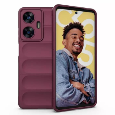 [Užsakomoji prekė] Dėklas Realme C65 - Techsuit Magic Shield - bordo