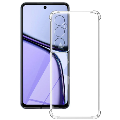 [Užsakomoji prekė] Dėklas skirtas Realme C65 - Techsuit Shockproof Clear Silicone - Permatomas 1