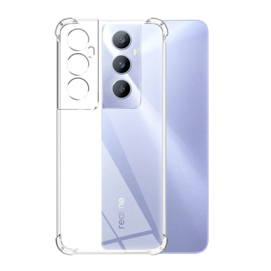 [Užsakomoji prekė] Dėklas skirtas Realme C65 - Techsuit Shockproof Clear Silicone - Permatomas