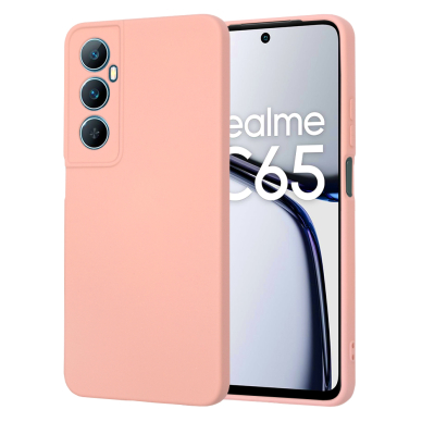 [Užsakomoji prekė] Dėklas Realme C65 - Techsuit SoftFlex - Chalk Pink