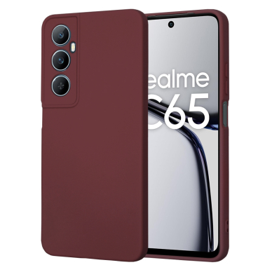 [Užsakomoji prekė] Dėklas Realme C65 - Techsuit SoftFlex - Bordo