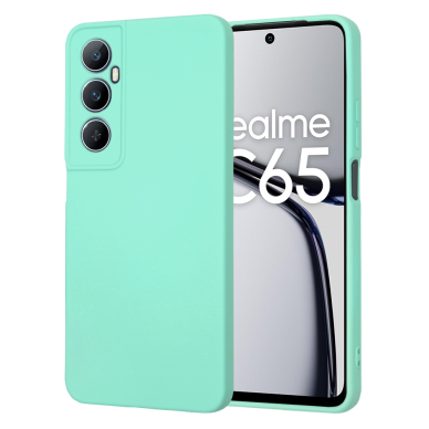 [Užsakomoji prekė] Dėklas Realme C65 - Techsuit SoftFlex - Melsvas