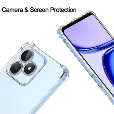 [Užsakomoji prekė] Dėklas Realme Note 60 - Techsuit Shockproof Clear Clear Silicone - Skaidrus 2