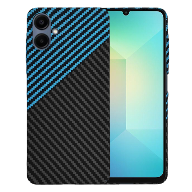 [Užsakomoji prekė] Dėklas Samsung Galaxy A06 - Techsuit Carbonite FiberShell - Mėlynas Pulse