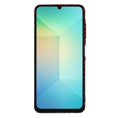 [Užsakomoji prekė] Dėklas Samsung Galaxy A06 - Techsuit Carbonite FiberShell - Raudonas Vortex 1