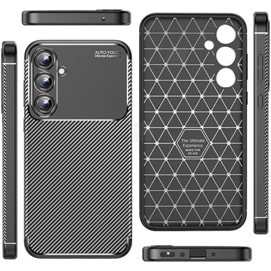 [Užsakomoji prekė] Dėklas Samsung Galaxy A16 4G / A16 5G - Techsuit CarbonFiber - Juodas 2