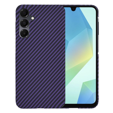 [Užsakomoji prekė] Dėklas Samsung Galaxy A16 4G / A16 5G - Techsuit Carbonite FiberShell - Violetinis