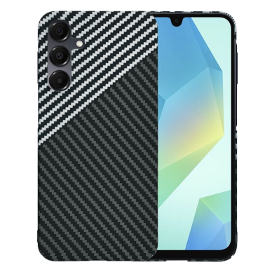 [Užsakomoji prekė] Dėklas Samsung Galaxy A16 4G / A16 5G - Techsuit Carbonite FiberShell - Stealth Gray