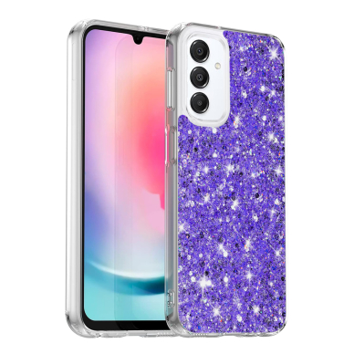 [Užsakomoji prekė] Dėklas Samsung Galaxy A16 4G / A16 5G - Techsuit Sparkly Glitter - Violetinis