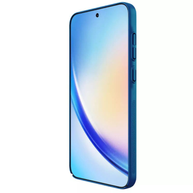 [Užsakomoji prekė] Dėklas Samsung Galaxy A35 5G - Nillkin Super Frosted Shield - Mėlynas 4