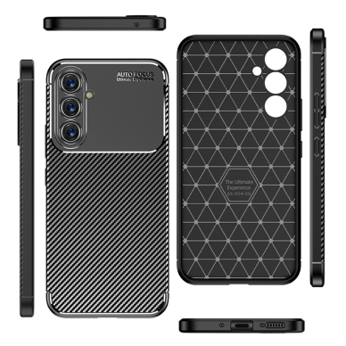 [Užsakomoji prekė] Dėklas skirtas Samsung Galaxy A54 - Techsuit CarbonFiber - Juodas 2