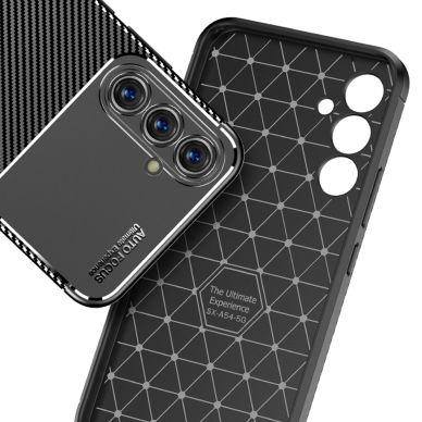 [Užsakomoji prekė] Dėklas skirtas Samsung Galaxy A54 - Techsuit CarbonFiber - Juodas 4