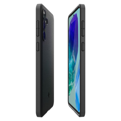 [Užsakomoji prekė] Dėklas Samsung Galaxy M55 - Spigen Essential Sand Blast - Matte Black 3