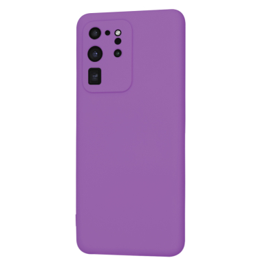 [Užsakomoji prekė] Dėklas Samsung Galaxy S20 Ultra 4G / S20 Ultra 5G - Techsuit SoftFlex - Violetinis 3