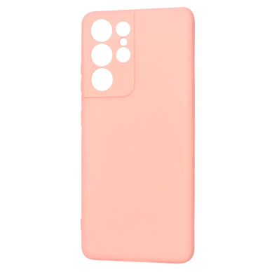 [Užsakomoji prekė] Dėklas Samsung Galaxy S21 Ultra 5G - Techsuit SoftFlex - Chalk Pink 1