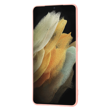 [Užsakomoji prekė] Dėklas Samsung Galaxy S21 Ultra 5G - Techsuit SoftFlex - Chalk Pink 2