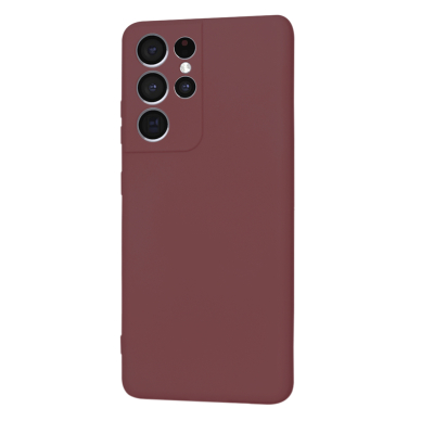 [Užsakomoji prekė] Dėklas Samsung Galaxy S21 Ultra 5G - Techsuit SoftFlex - Bordo 3