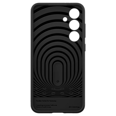 [Užsakomoji prekė] Dėklas Samsung Galaxy S24 FE - Spigen Caseology Parallax - Matinis juodas 5