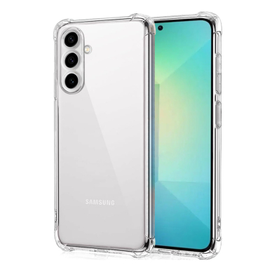 [Užsakomoji prekė] Dėklas Samsung Galaxy S25 - Techsuit Shockproof Clear Clear Silicone - Skaidrus