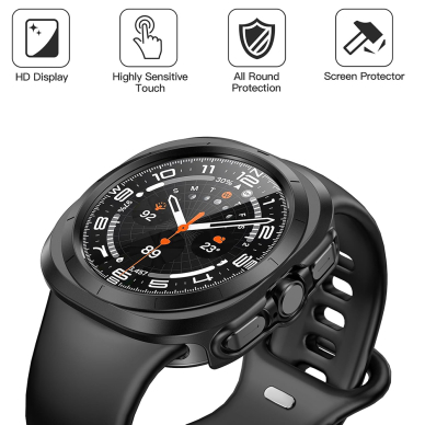 [Užsakomoji prekė] Dėklas Samsung Galaxy Watch Ultra (47mm) + Pouch - Techsuit Defense360 Pro - Juodas 1