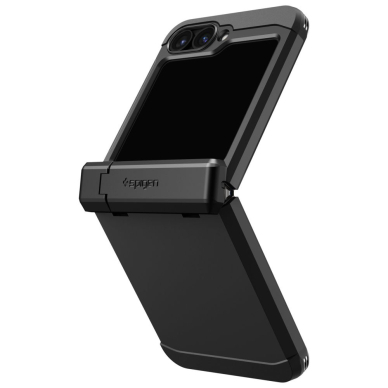 [Užsakomoji prekė] Dėklas Samsung Galaxy Z Flip6 - Spigen Tough Armor - Juodas 1