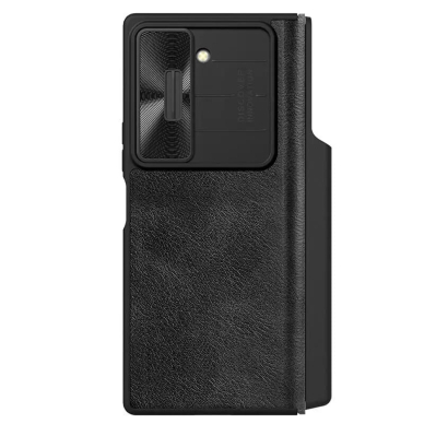 [Užsakomoji prekė] Dėklas Samsung Galaxy Z Fold6 - Nillkin Qin Pro Leather Case - Juodas