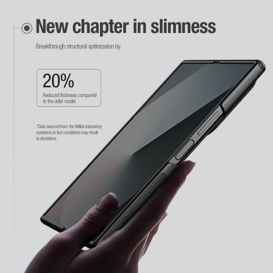 [Užsakomoji prekė] Dėklas Samsung Galaxy Z Fold6 - Nillkin Super Frosted Shield Pen - Juodas 6