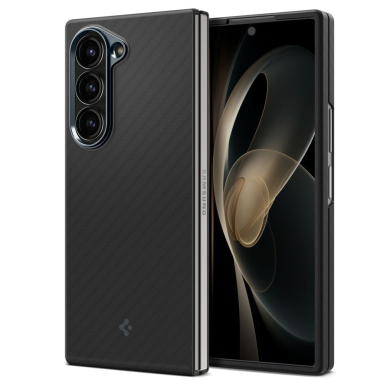 [Užsakomoji prekė] Dėklas Samsung Galaxy Z Fold6 - Spigen Air Skin - Aramid Black