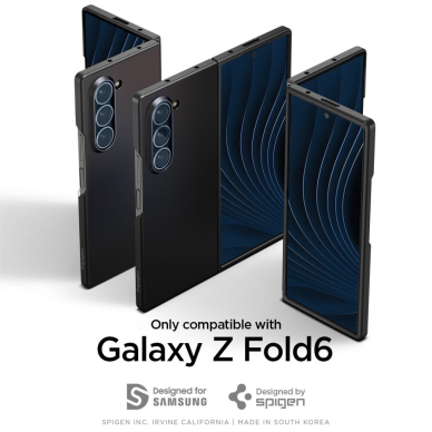 [Užsakomoji prekė] Dėklas Samsung Galaxy Z Fold6 - Spigen Air Skin - Juodas 6