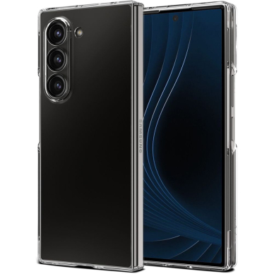 [Užsakomoji prekė] Dėklas Samsung Galaxy Z Fold6 - Spigen Air Skin - Crystal Clear 1