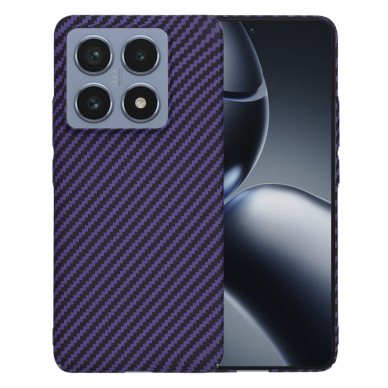 [Užsakomoji prekė] Dėklas Xiaomi 14T Pro - Techsuit Carbonite FiberShell - Violetinis