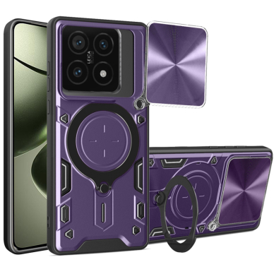 [Užsakomoji prekė] Dėklas Xiaomi 14T - Techsuit CamGuard Pro - Violetinis