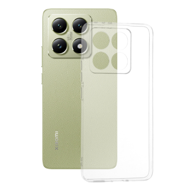 [Užsakomoji prekė] Dėklas Xiaomi 14T - Techsuit Clear Silicone - permatomas