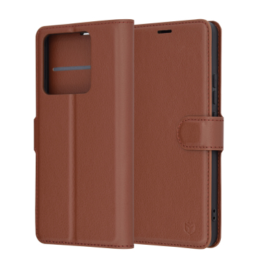 [Užsakomoji prekė] Dėklas Xiaomi 14T - Techsuit Leather Folio - rudas