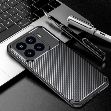 [Užsakomoji prekė] Dėklas Xiaomi 15 Pro - Techsuit CarbonFiber - Juodas 3