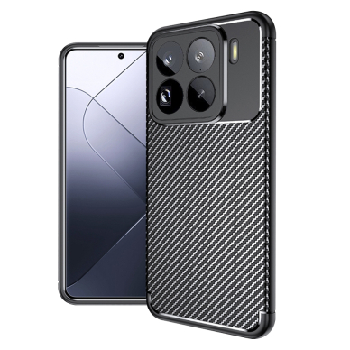 [Užsakomoji prekė] Dėklas Xiaomi 15 Pro - Techsuit CarbonFiber - Juodas