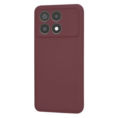 [Užsakomoji prekė] Dėklas Xiaomi Poco F6 Pro - Techsuit SoftFlex - Bordo 2