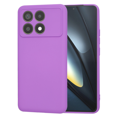 [Užsakomoji prekė] Dėklas Xiaomi Poco F6 Pro - Techsuit SoftFlex - Violetinis