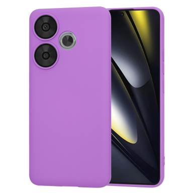 [Užsakomoji prekė] Dėklas Xiaomi Poco F6 - Techsuit SoftFlex - Violetinis