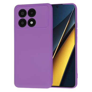 [Užsakomoji prekė] Dėklas Xiaomi Poco X6 Pro - Techsuit SoftFlex - Violetinis