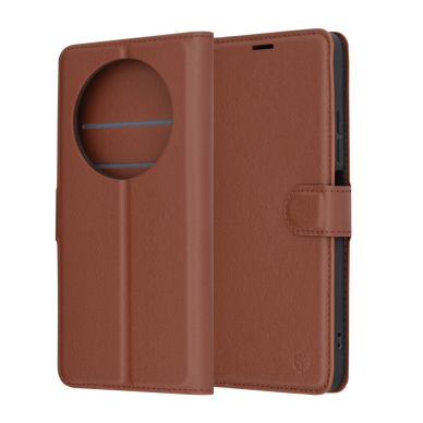 [Užsakomoji prekė] Dėklas Xiaomi Redmi 14C / Poco C75 - Techsuit Leather Folio - Rudas