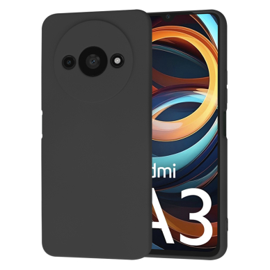 [Užsakomoji prekė] Dėklas Xiaomi Redmi A3 - Techsuit SoftFlex - Juodas