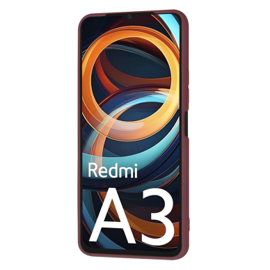 [Užsakomoji prekė] Dėklas Xiaomi Redmi A3 - Techsuit SoftFlex - Bordo 2