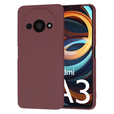 [Užsakomoji prekė] Dėklas Xiaomi Redmi A3 - Techsuit SoftFlex - Bordo