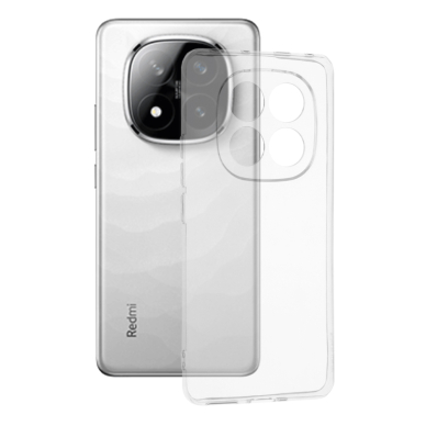 [Užsakomoji prekė] Dėklas Xiaomi Redmi Note 14 Pro+ - Techsuit Clear Silicone - permatomas