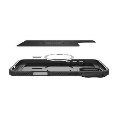 [Užsakomoji prekė] Dėklas iPhone 16 Pro Max - Spigen Optik Optik Armor MagSafe - Juodas 7