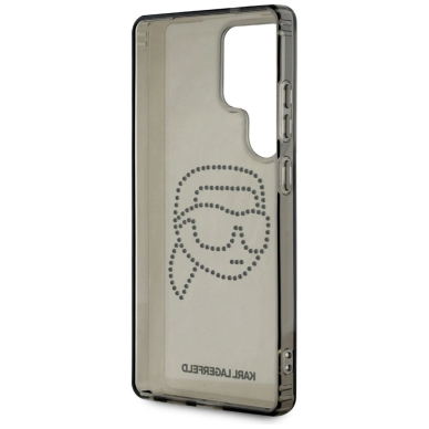 Dėklas Karl Lagerfeld Rhinestones Karl Head Logo Samsung Galaxy S25 Ultra Juodas 6