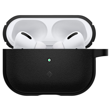 [Užsakomoji prekė] Dėklas Metal Holder for Apple AirPods Pro 1/2 Spigen Dėklasology Vault - Matinis juodas 1