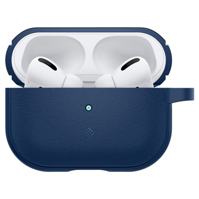 [Užsakomoji prekė] Dėklas Metal Holder for Apple AirPods Pro 1/2 Spigen Dėklasology Vault - Tamsiai mėlynas 1