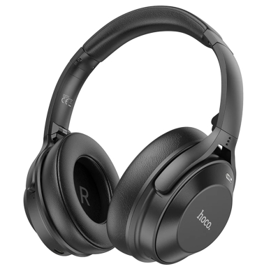 [Užsakomoji prekė] Ausinės Bluetooth 5.3, Active Noise Reduction, Multipoint - Hoco (W37) - Ultimate Black